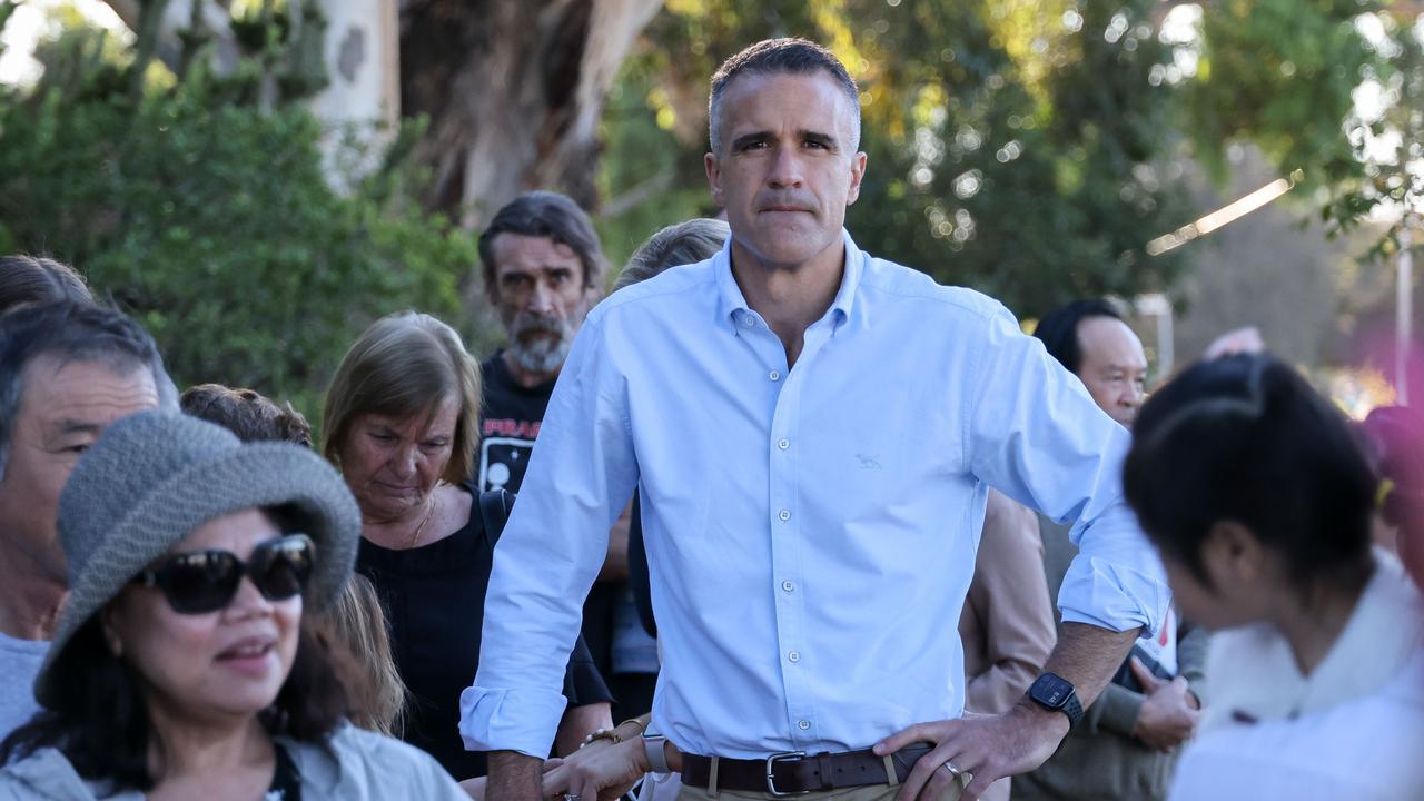 SA Premier Peter Malinauskas voting with his family