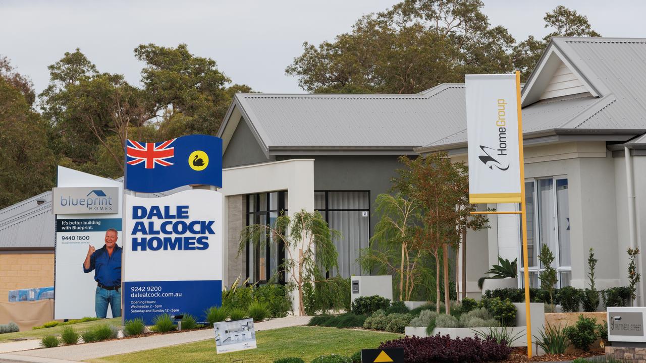 Housing stock in Perth (file image)