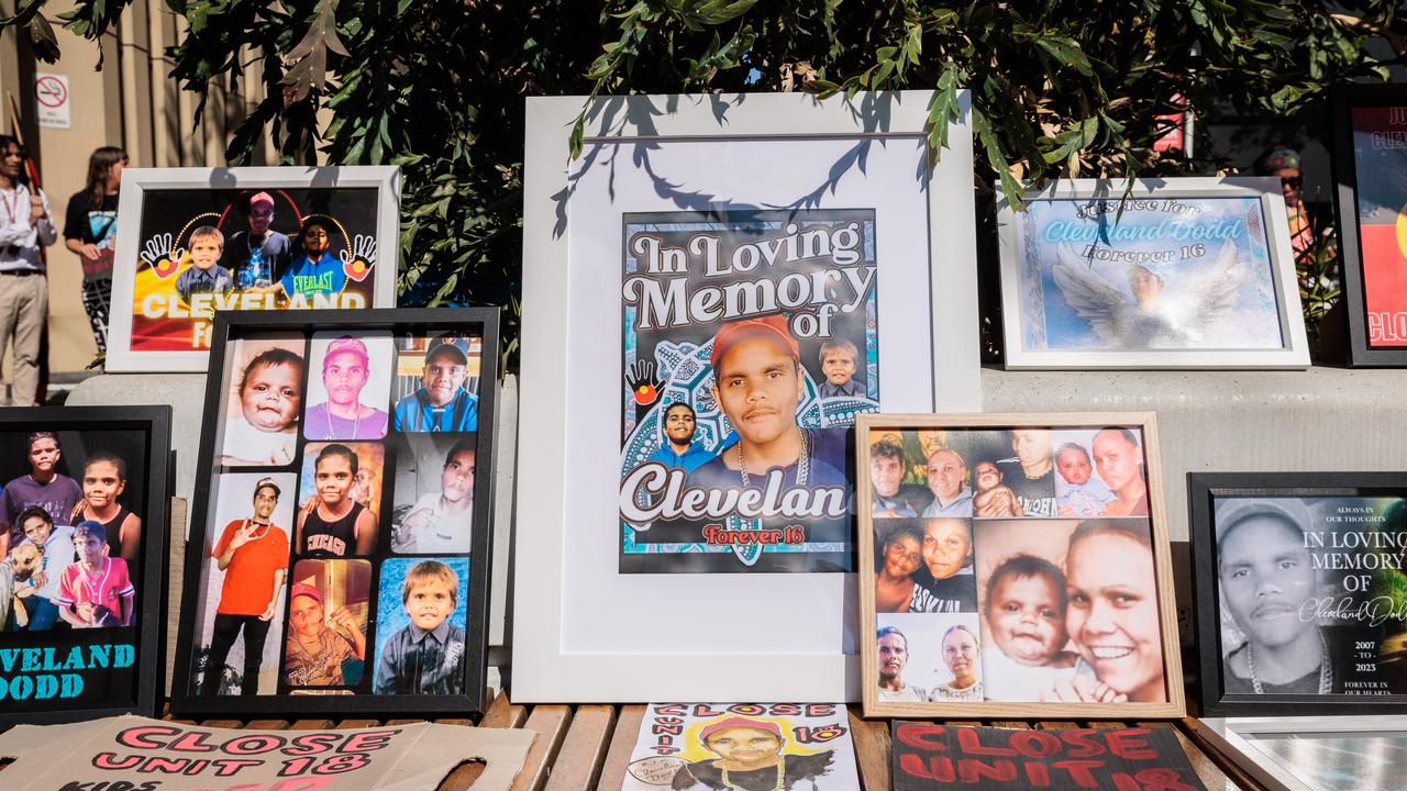 A memorial to Indigenous teenager Cleveland Dodd (file image)