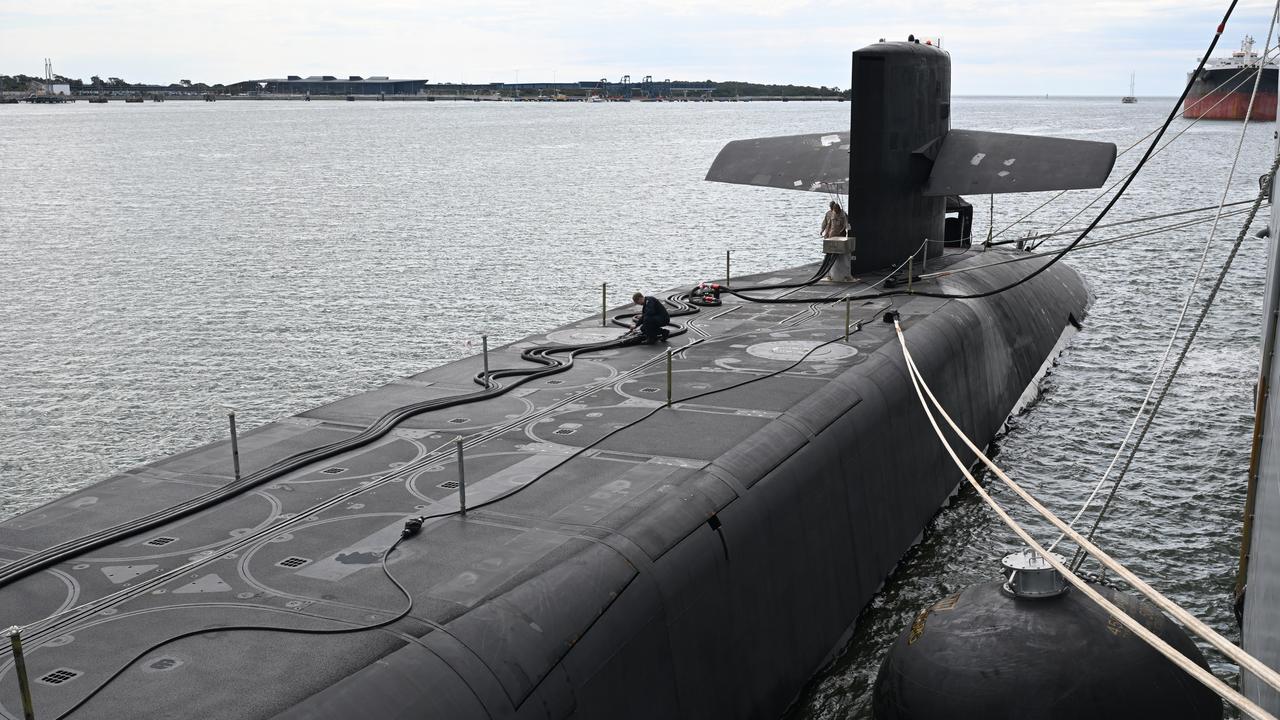 A US nuclear submarine (file image)