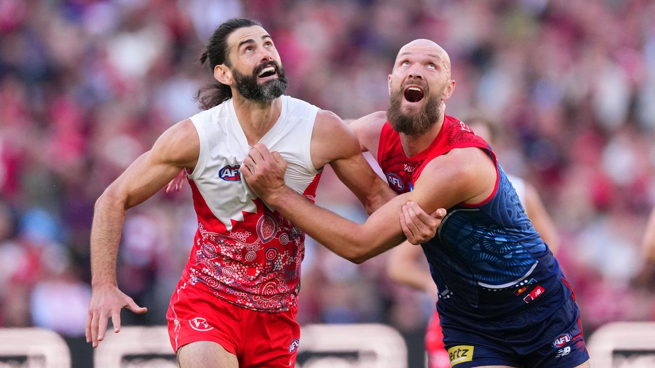 former teammates Brodie yand Max Gawn.