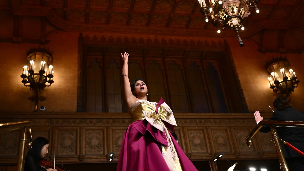 Australian soprano Stacey Alleaume performs