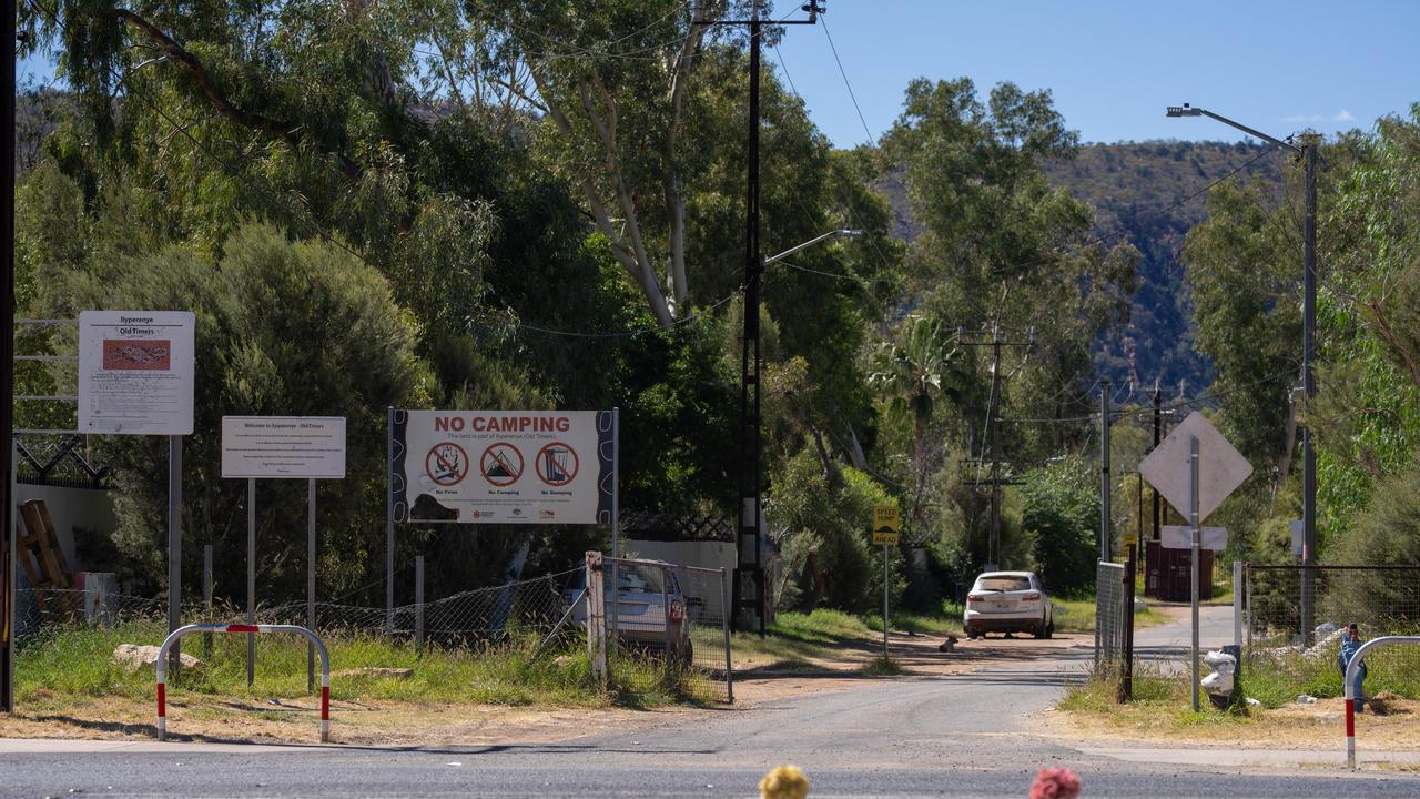 The entry to Old Timers Camp