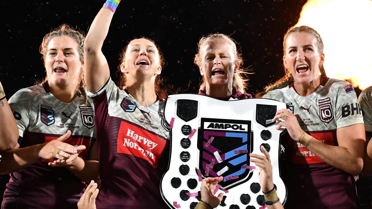 (L-R) Brianna Clark, Karina Brown, Tahnee Norris and Ali Brigginshaw.