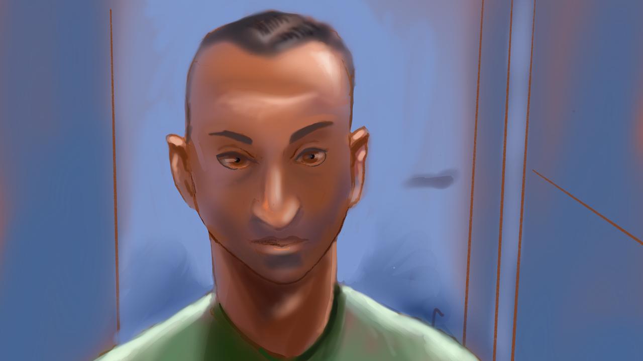 Beau Lamarre-Condon court sketch (file)