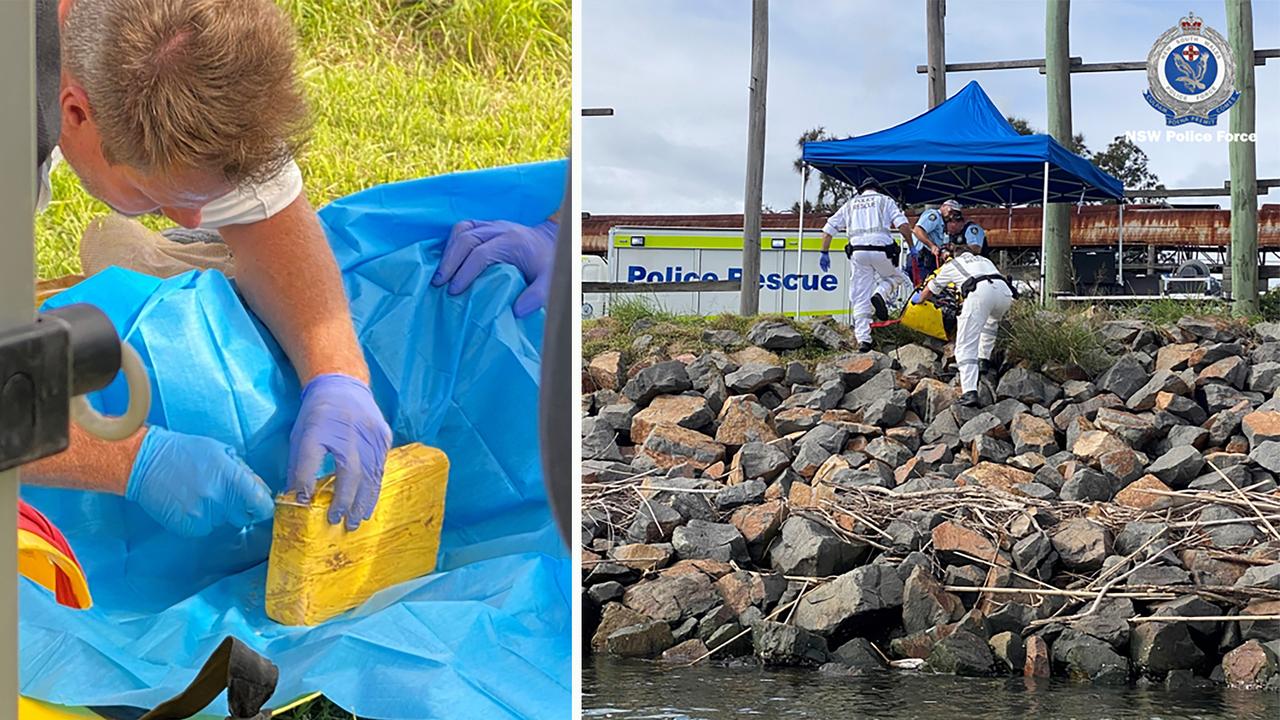 Police retrieve cocaine from Newcastle harbour (file)