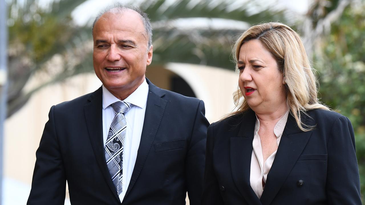 Reza Adib and Annastacia Palaszczuk