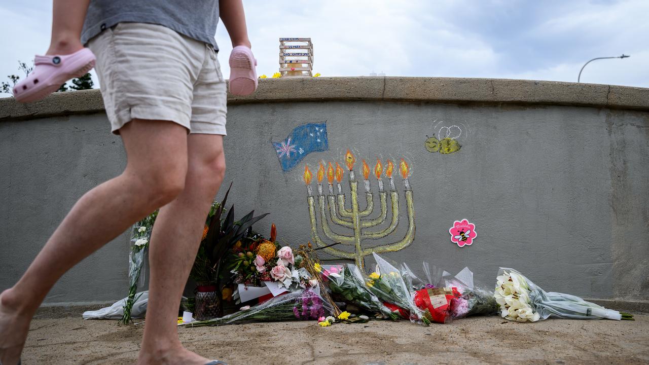 Shrine on Bondi footbridge