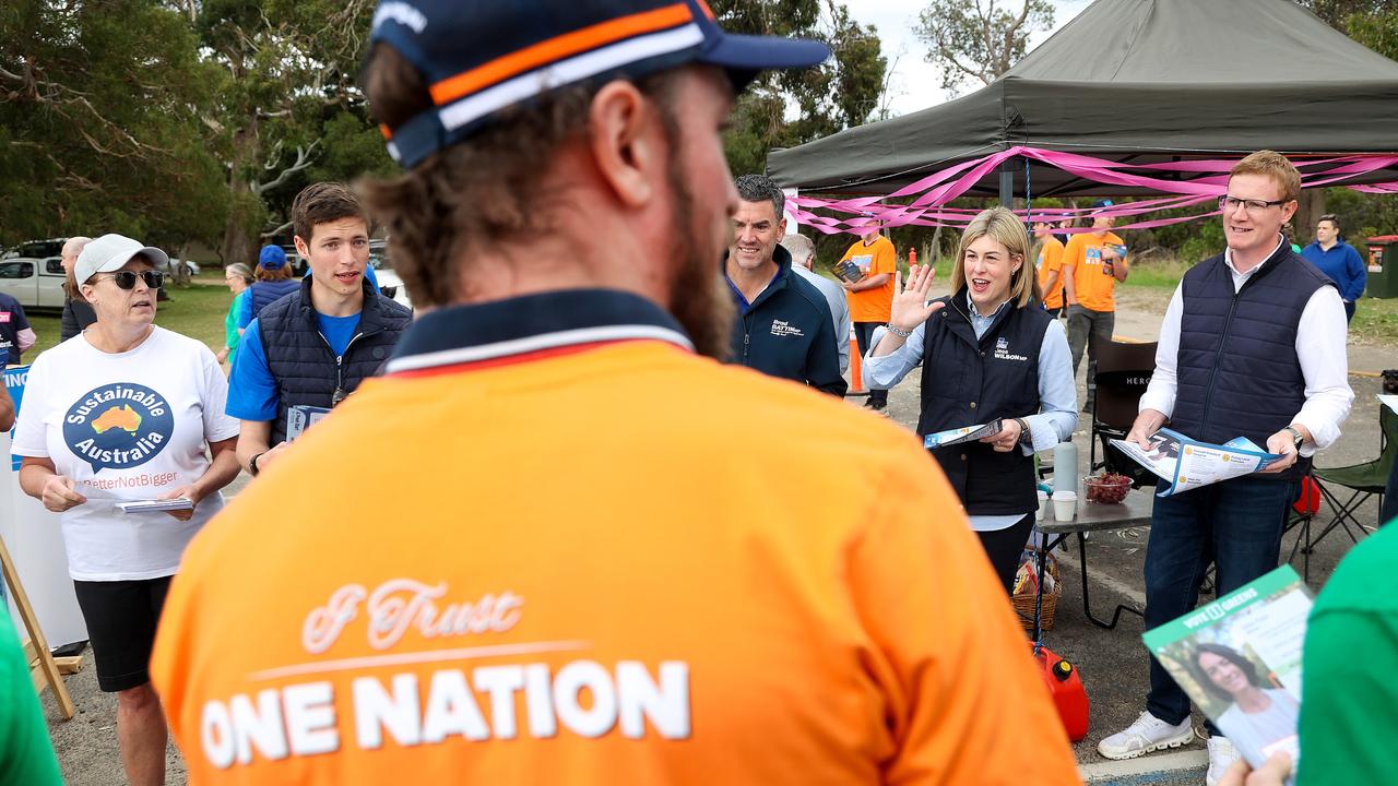 A One Nation volunteer