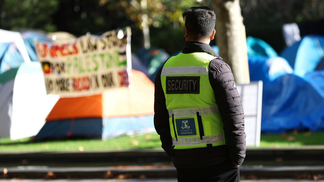 A campus security guard