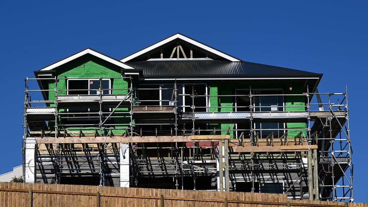 A house being built