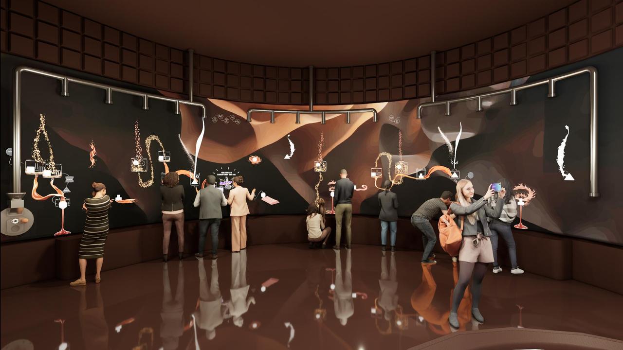 A render of the proposed "chocolate experience" at the Cadbury factory
