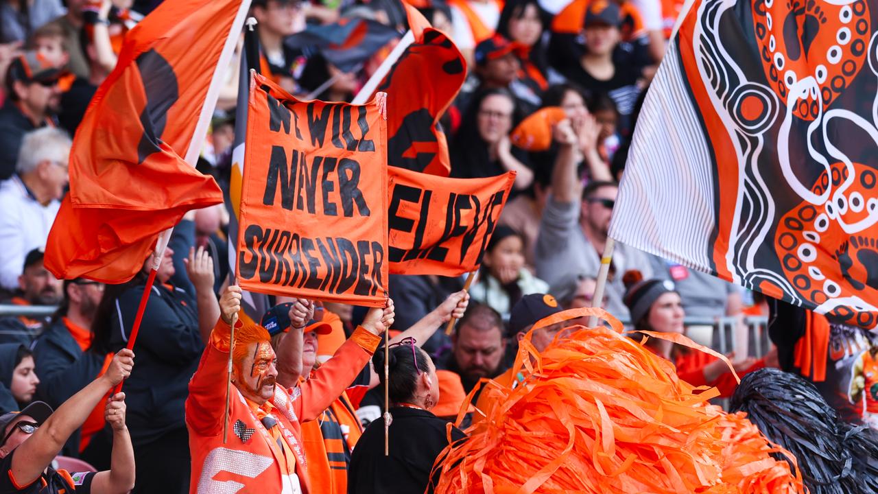 GWS Giants fans.
