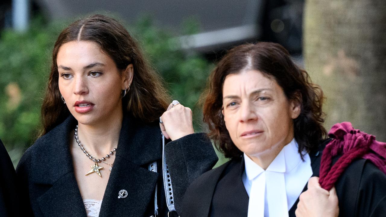 Charlotte MacInnes (left) and her barrister Sue Chrysanthou (file)