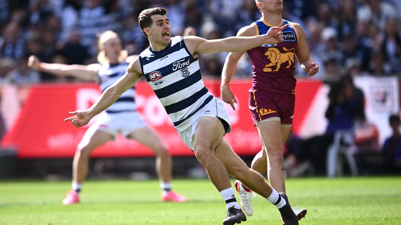 Geelong's Oisin Mullin.