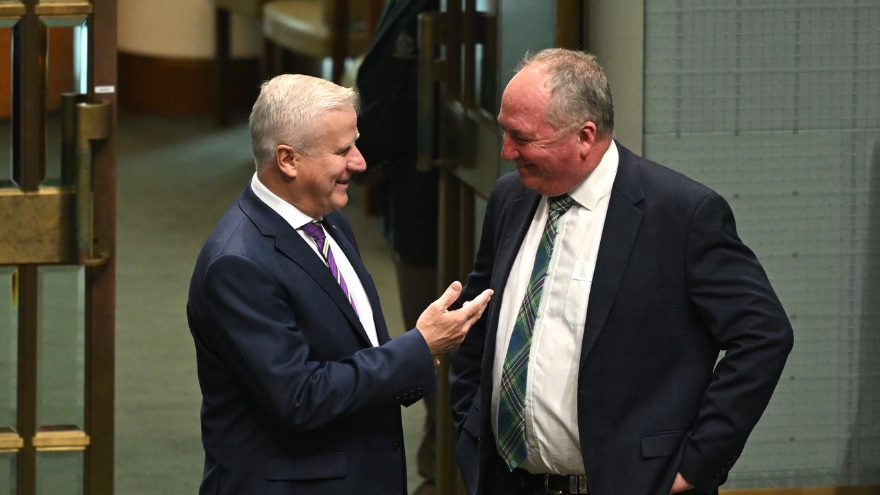 Michael McCormack and Barnaby Joyce