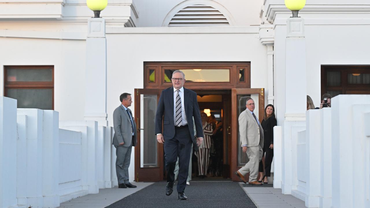 Anthony Albanese at Old Parliament House