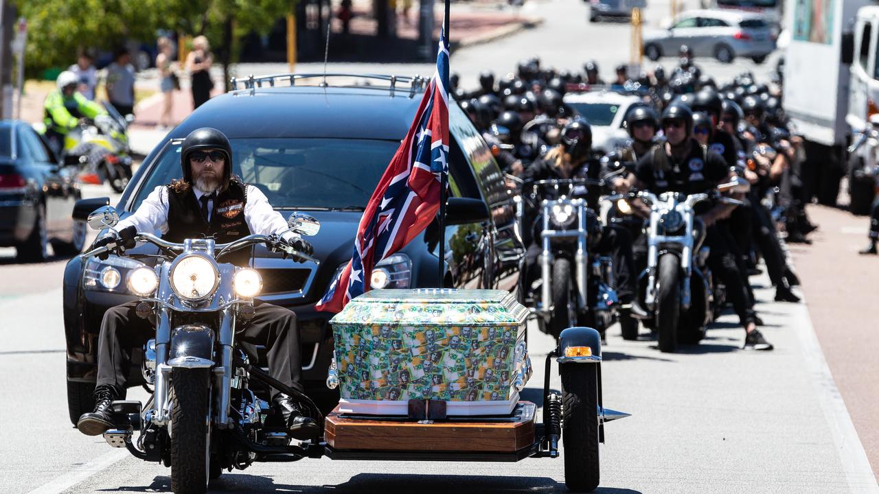 Nick Martin's funeral (file)