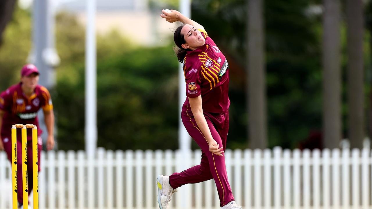 Left-arm pace bowler Lucy Hamilton