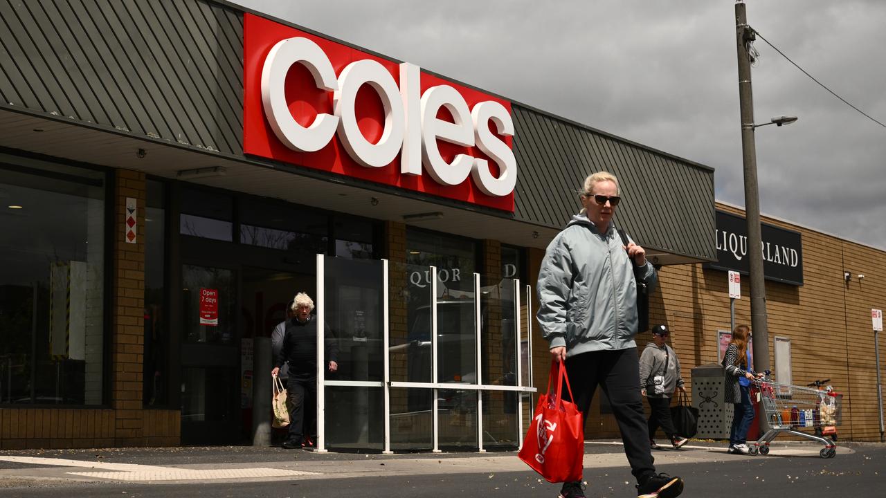 Coles signage (file)