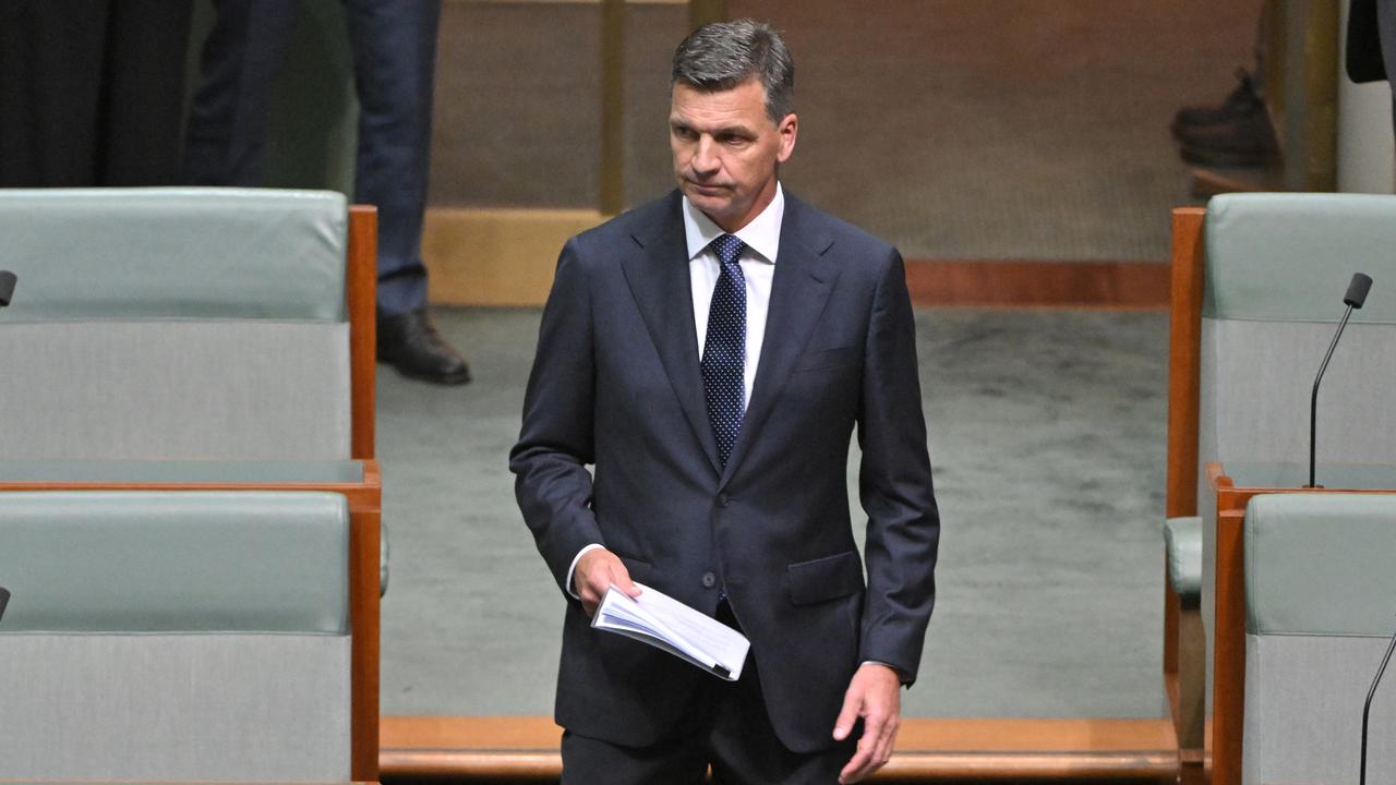 Opposition Leader Angus Taylor