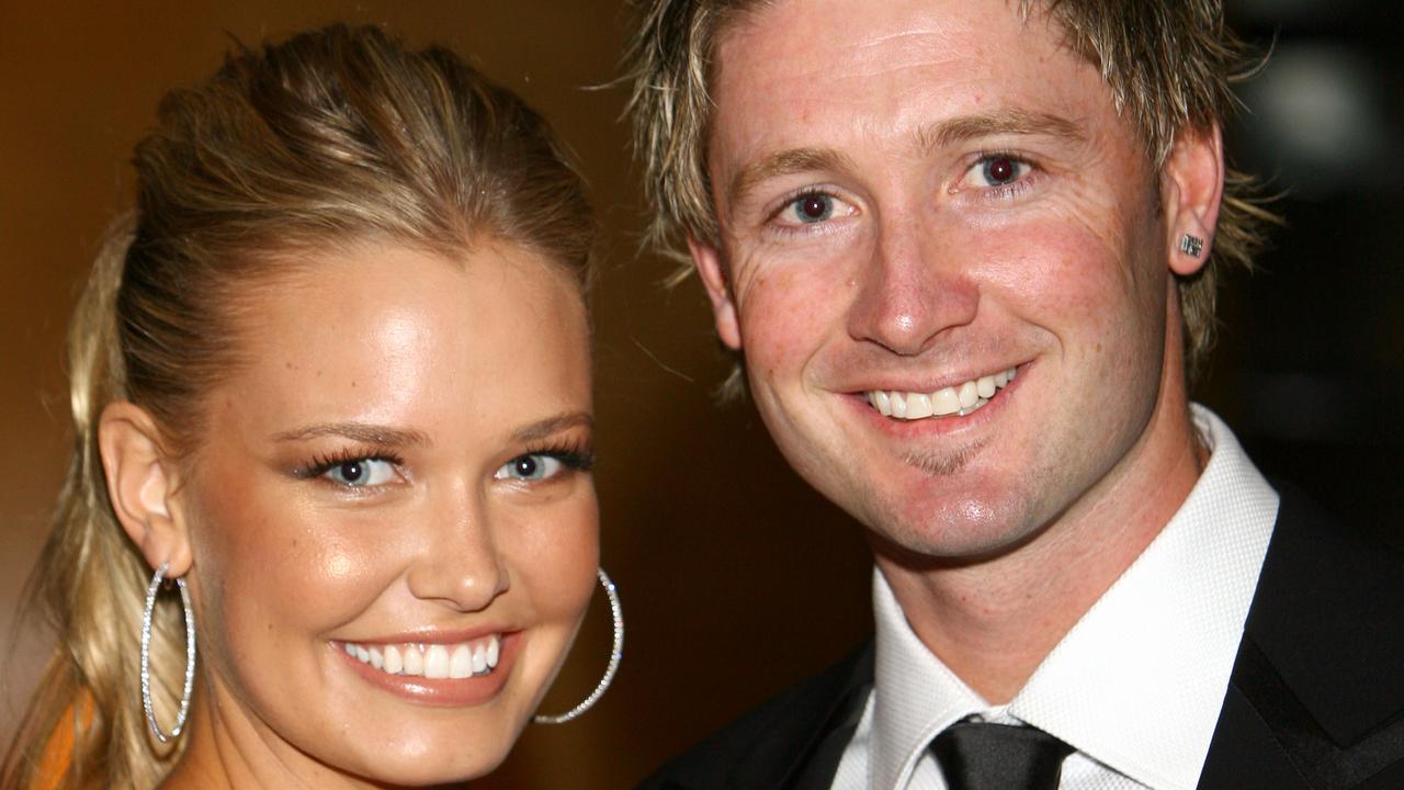 Michael Clark and partner model Lara Bingle in 2007