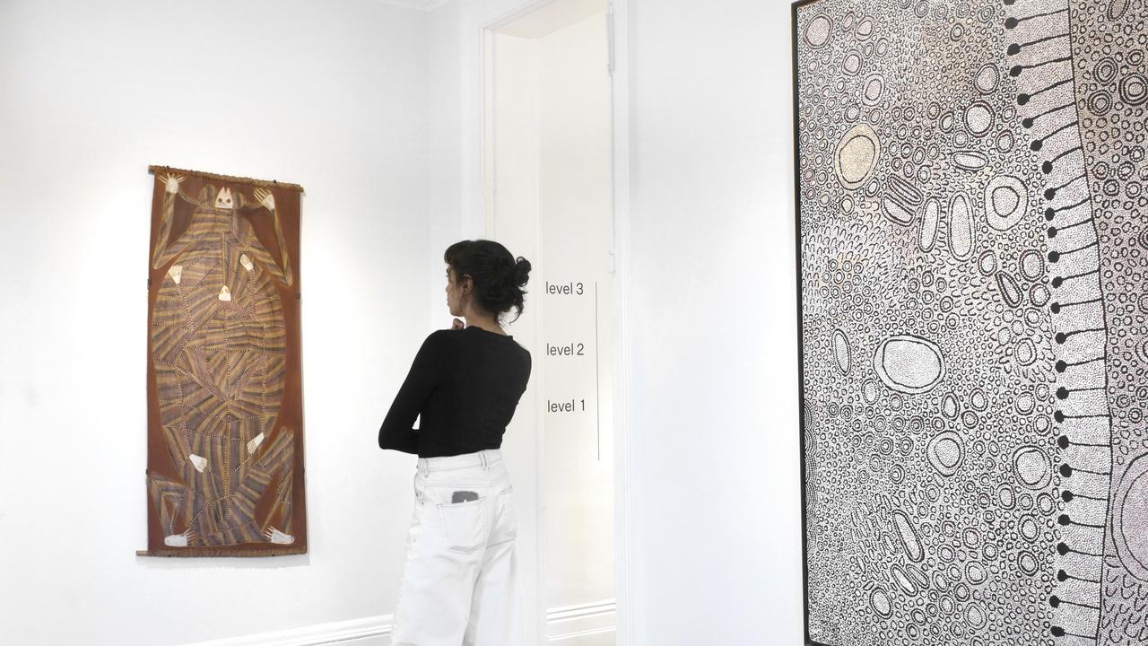 A collection of Aboriginal art previously owned by Marie Bashir