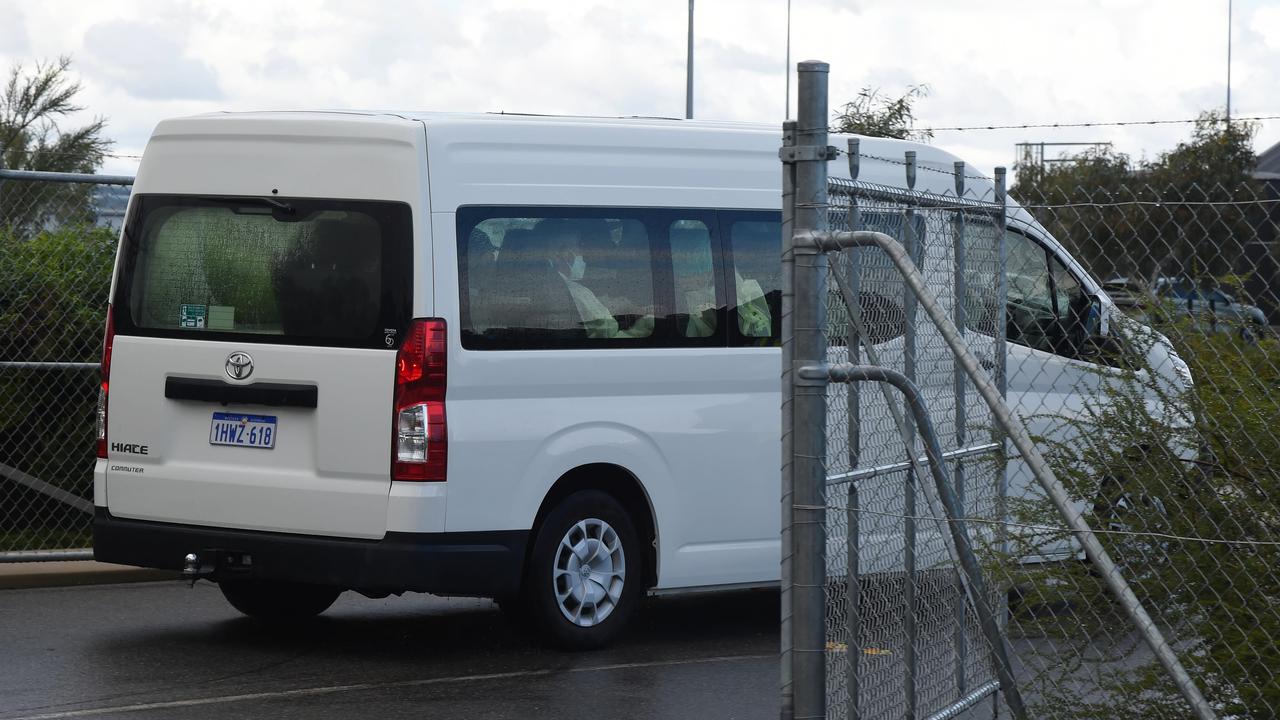 A van carrying Australian travellers