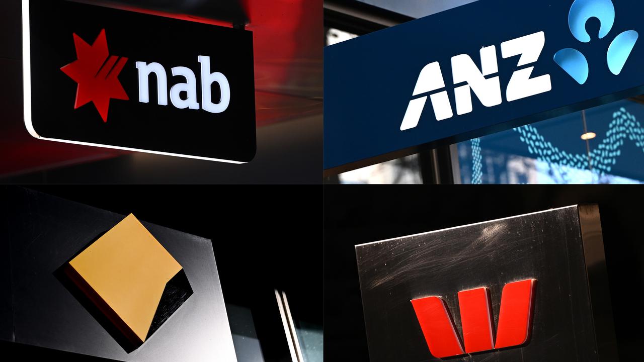 ANZ, Westpac, Commonwealth Bank and NAB signs