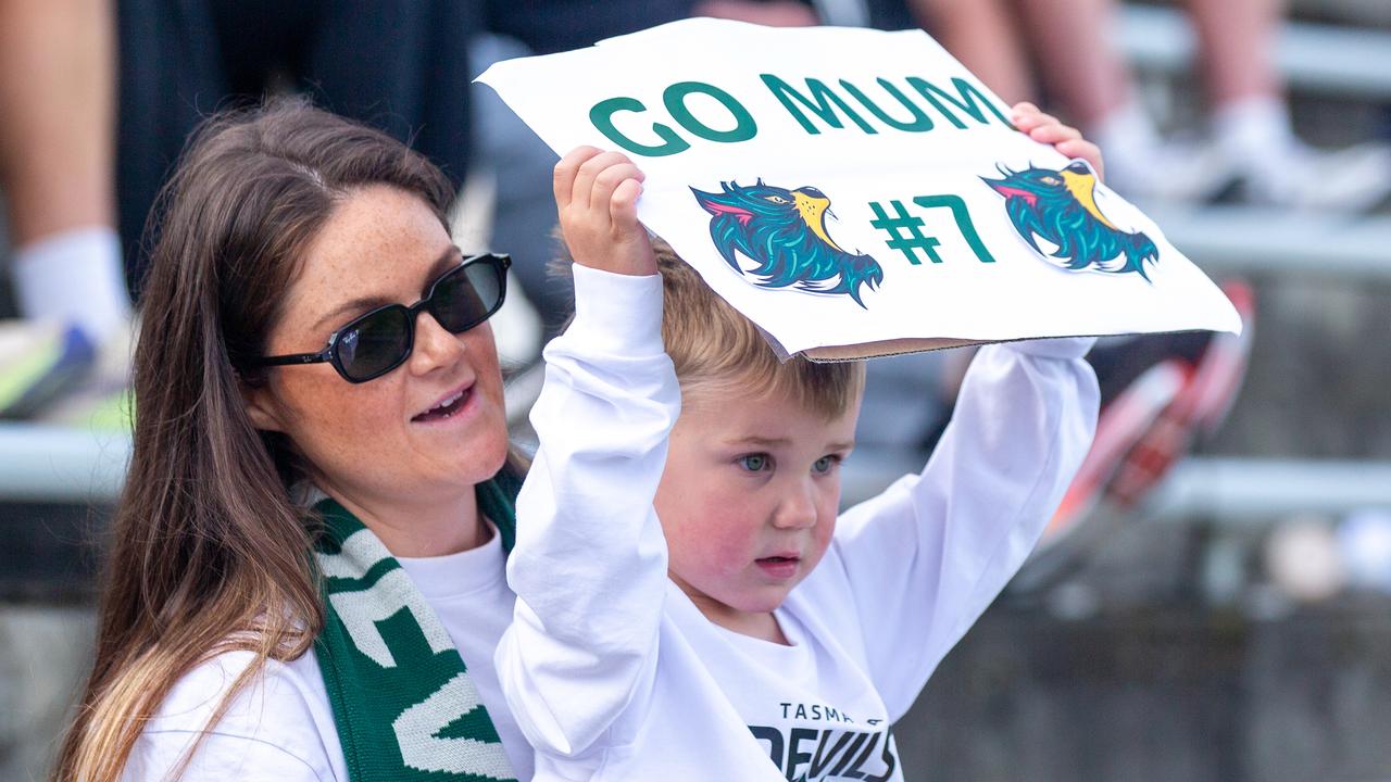 Mum was the word for this youngster