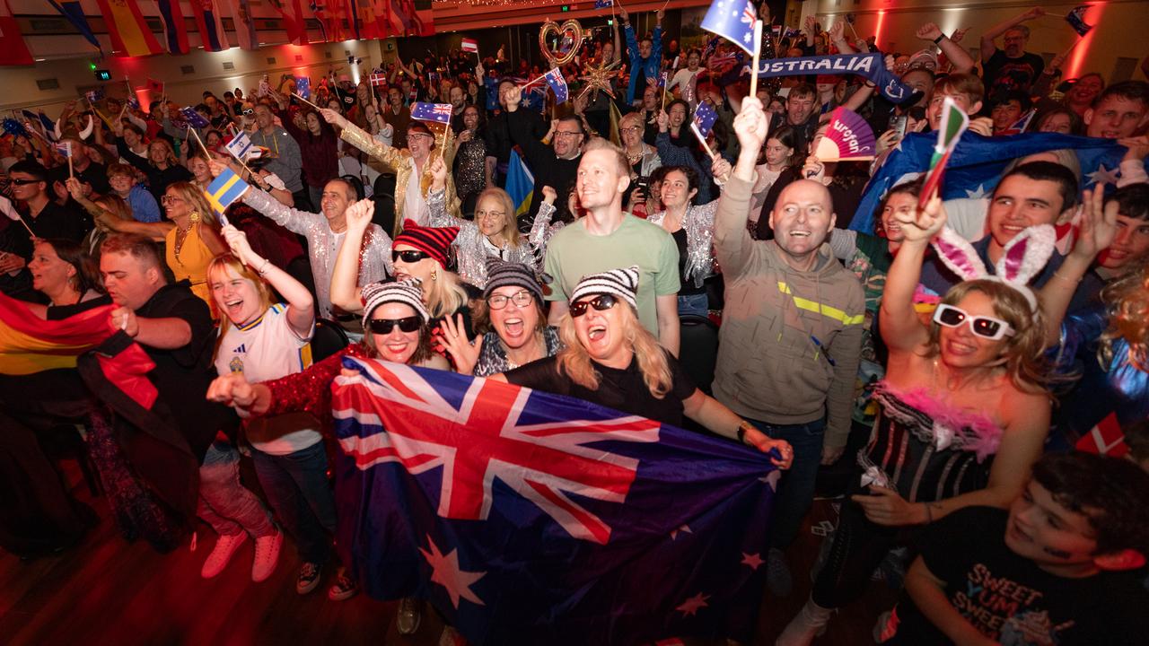 A Eurovision viewing party