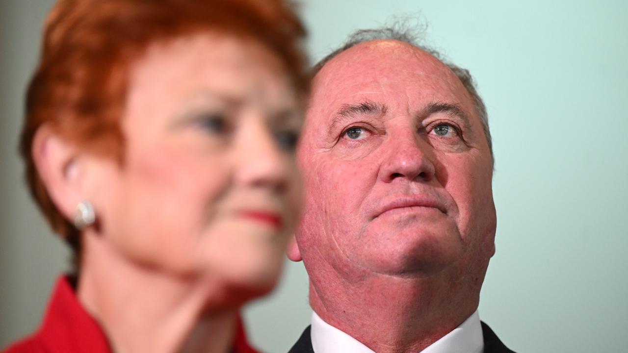 Pauline Hanson and Barnaby Joyce