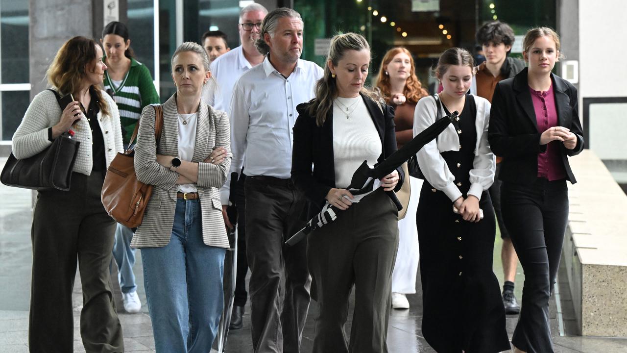 Andy Jones' family and friends