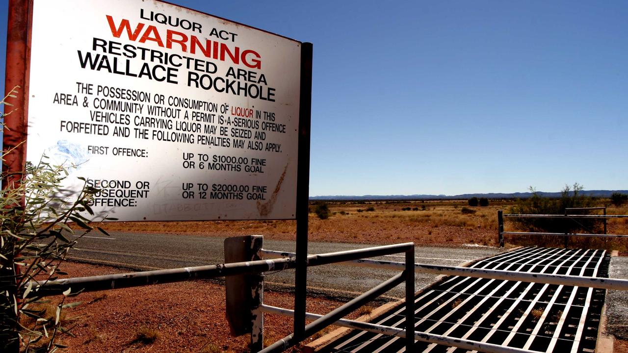 Wallace Rockhole sign (file)